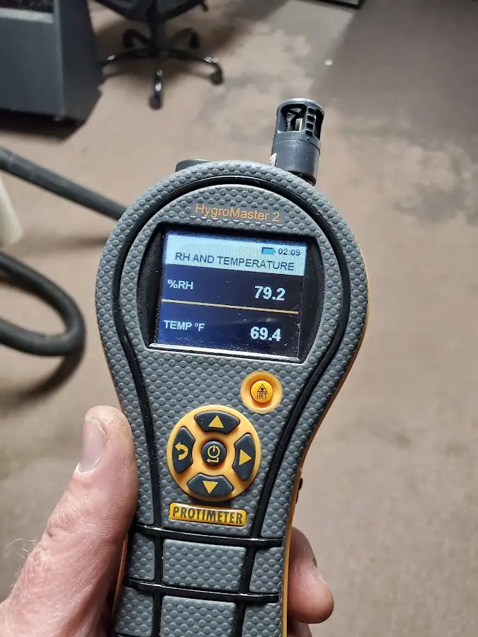 Moisture meter humidity assessment for Fire & Smoke Damage Restoration in Suitland